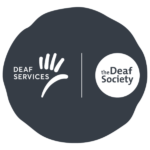 Deaf Services and Deaf Society logo